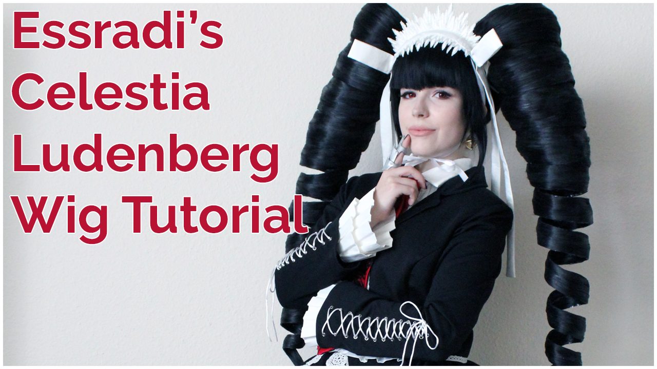celestia ludenberg cosplay wig